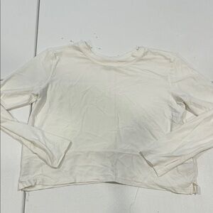 Old Navy White Long Sleeve Tee